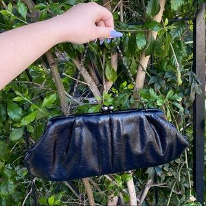 Jessica McClintock Metallic Clutch